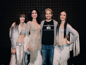 Lin-Manuel Miranda with Micaela Diamond, Stephanie J. Block, and Teal Wicks @ BroadwayWorld Lin-Manuel Miranda with Micaela Diamond, Stephanie J. Block, and Teal Wicks Photo