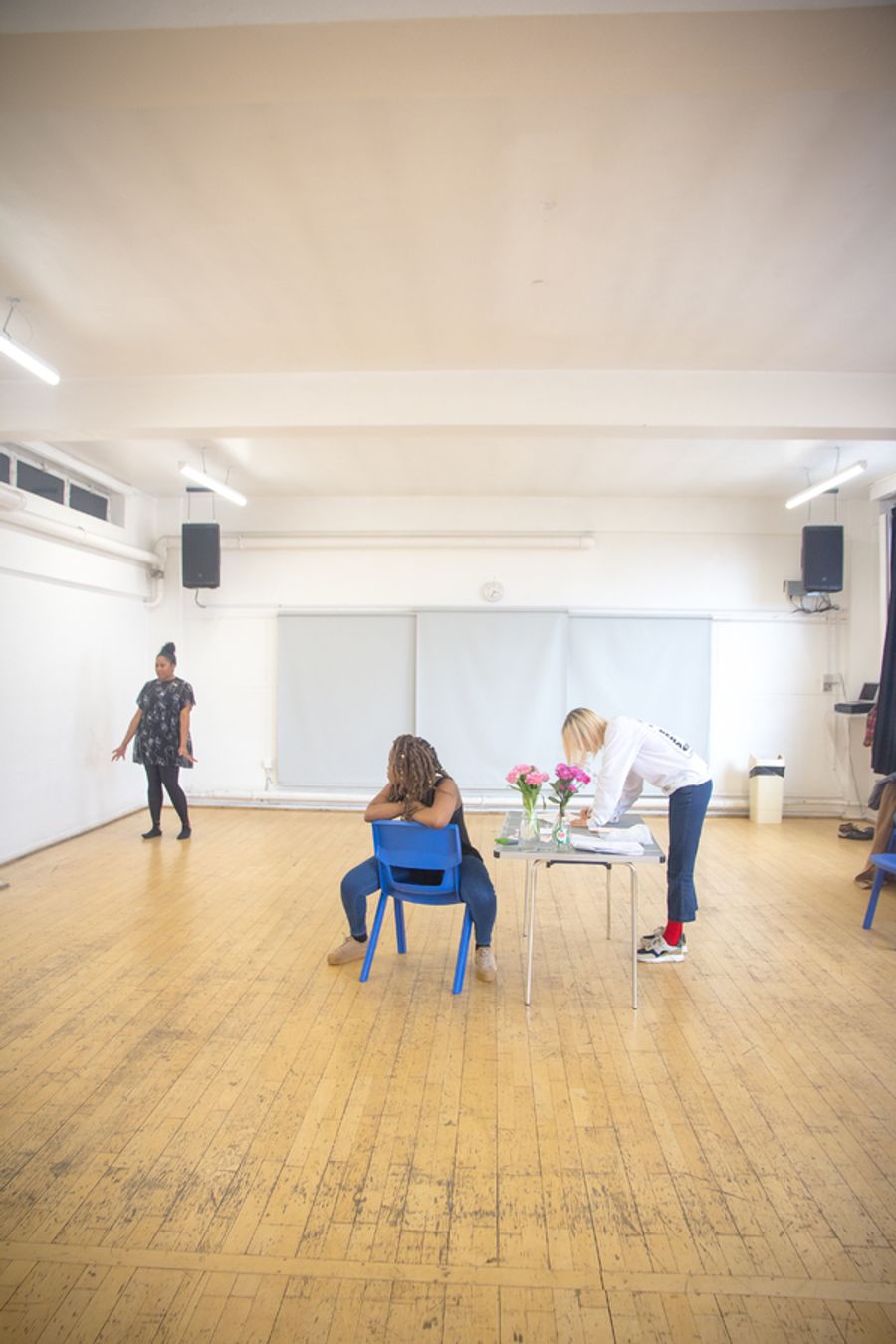 Photo Flash: First Look At FUNERAL FLOWERS In Rehearsal Image
