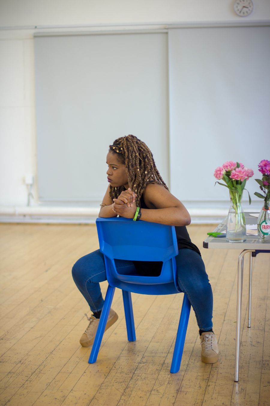 Photo Flash: First Look At FUNERAL FLOWERS In Rehearsal Image