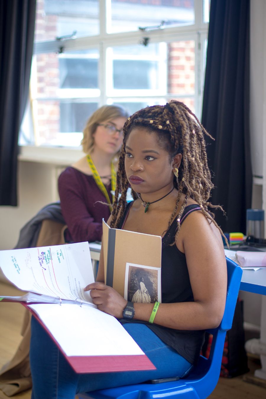 Photo Flash: First Look At FUNERAL FLOWERS In Rehearsal Image