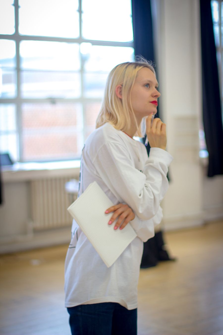 Photo Flash: First Look At FUNERAL FLOWERS In Rehearsal Image