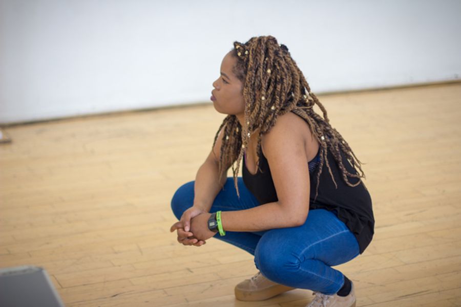 Photo Flash: First Look At FUNERAL FLOWERS In Rehearsal Image