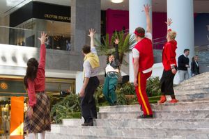 Julia Kelly, Edward Rice, Madison Krekel, Ryan Wuesterwald & Jessy Smith in Oasis. Ph Photo