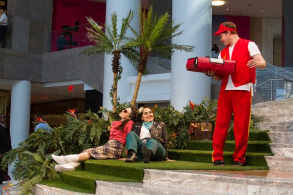 Julia Kelly, Madison Krekel & Ryan Wuesterwald in Oasis. Photo by Joshua Dutton-Reave Photo