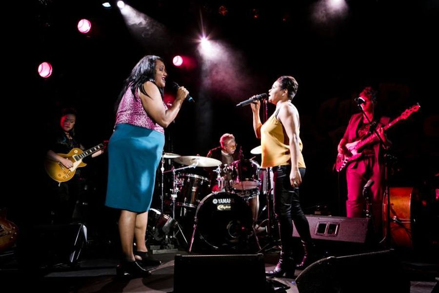 BWW REVIEW:. BARBARA & THE CAMP DOGS, The Bold, Brash And Brilliant Must See Australian Work Returns For An Encore Season. Image