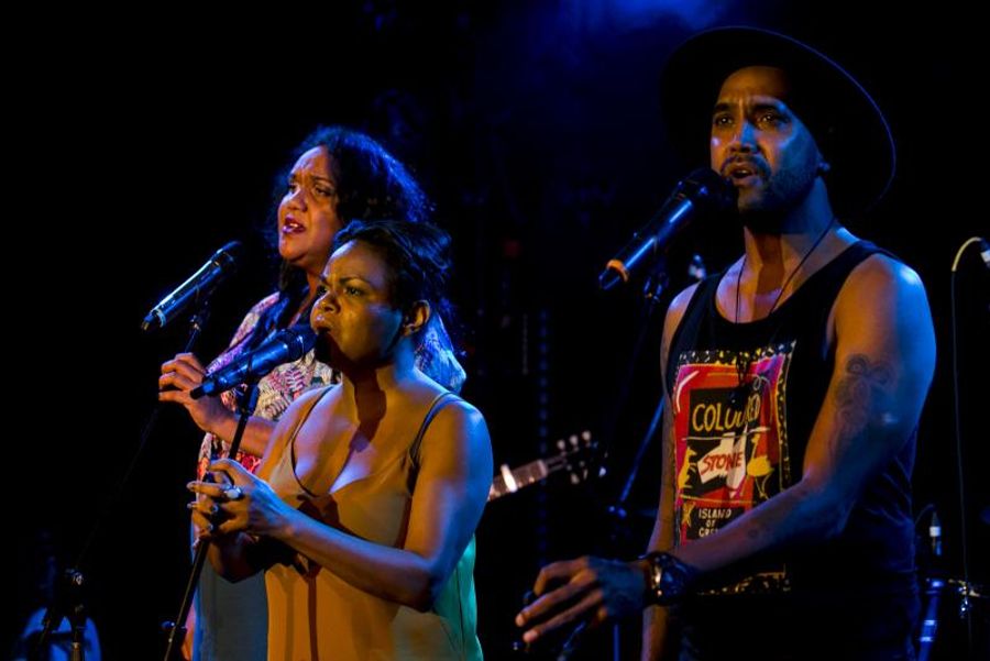 BWW REVIEW:. BARBARA & THE CAMP DOGS, The Bold, Brash And Brilliant Must See Australian Work Returns For An Encore Season. Image