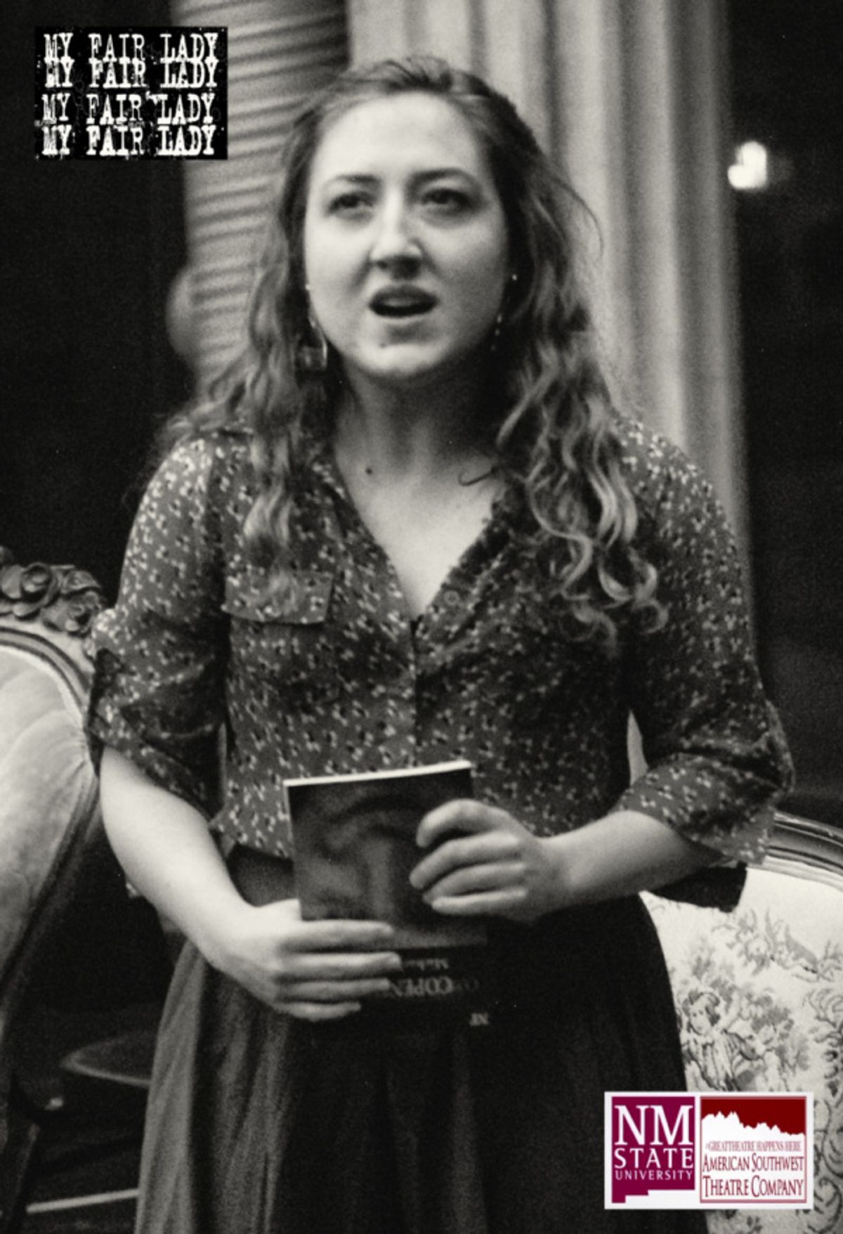 Making MY FAIR LADY @ NMSU THEATRE ARTS  Jenna Ivey in the role of Eliza Doolittle at 