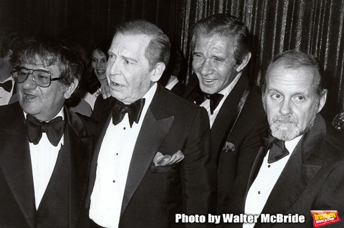 Buddy Hackett, Milton Berle, Jan  at 