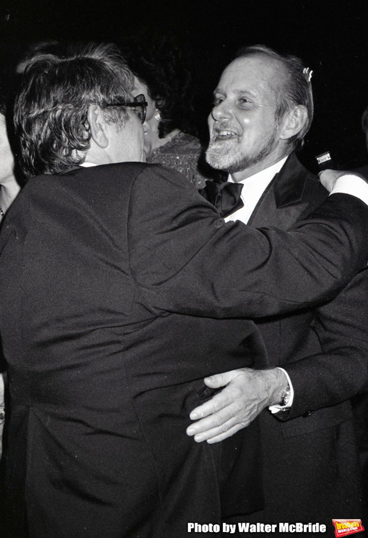 Bob Fosse and Buddy Hackett attending the Friars Club Roast for Buddy Hackett at the New York Hilton on November 1, 1981 in New York City. at 