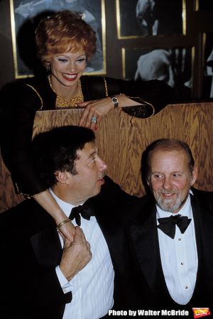 Cy Coleman with Bob Fosse and Juliet Prowse Attending the Friars Club Roast for Buddy Hackett at the New York Hilton on November 1, 1981 in New York City. @ BroadwayWorld Cy Coleman with Bob Fosse and Juliet Prowse Attending the Friars Club Roast for Budd Photo