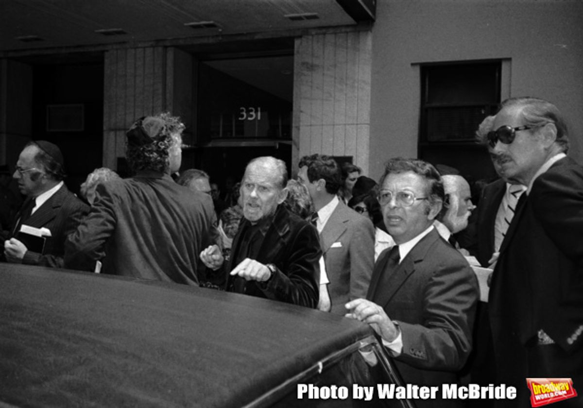 Bob Fosse ttending a Memorial Service for Paddy Chayevsky in New York City.
August 1, 1981 at 