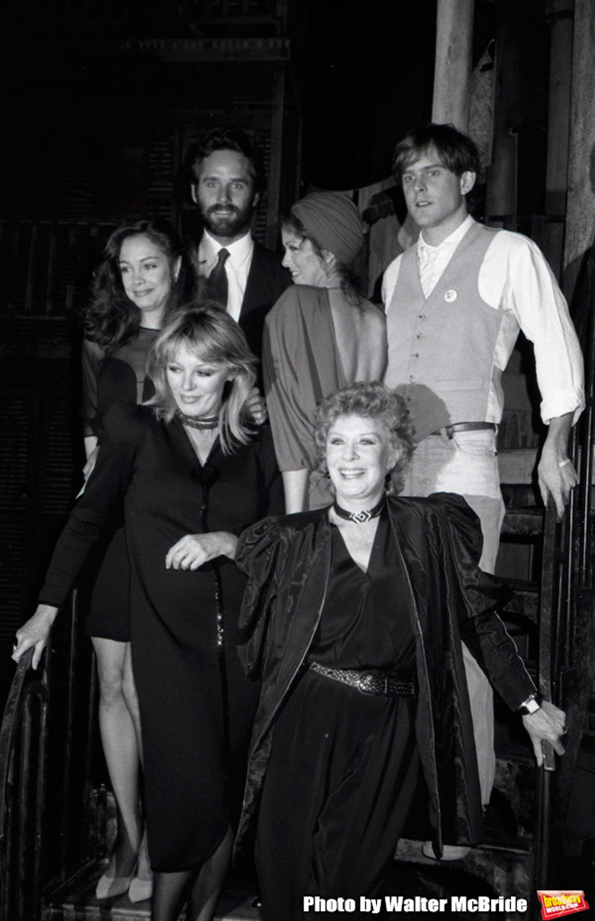 Gregory Harrison, David Marshall Grant, Shanna Reed, Deborah Geffner, Sheree North with Gwen Verdon making her Television debut in 'Legs' an American made-for-television musical drama film at Radio City Music Hall on 9/03/1983 in New York City. at 