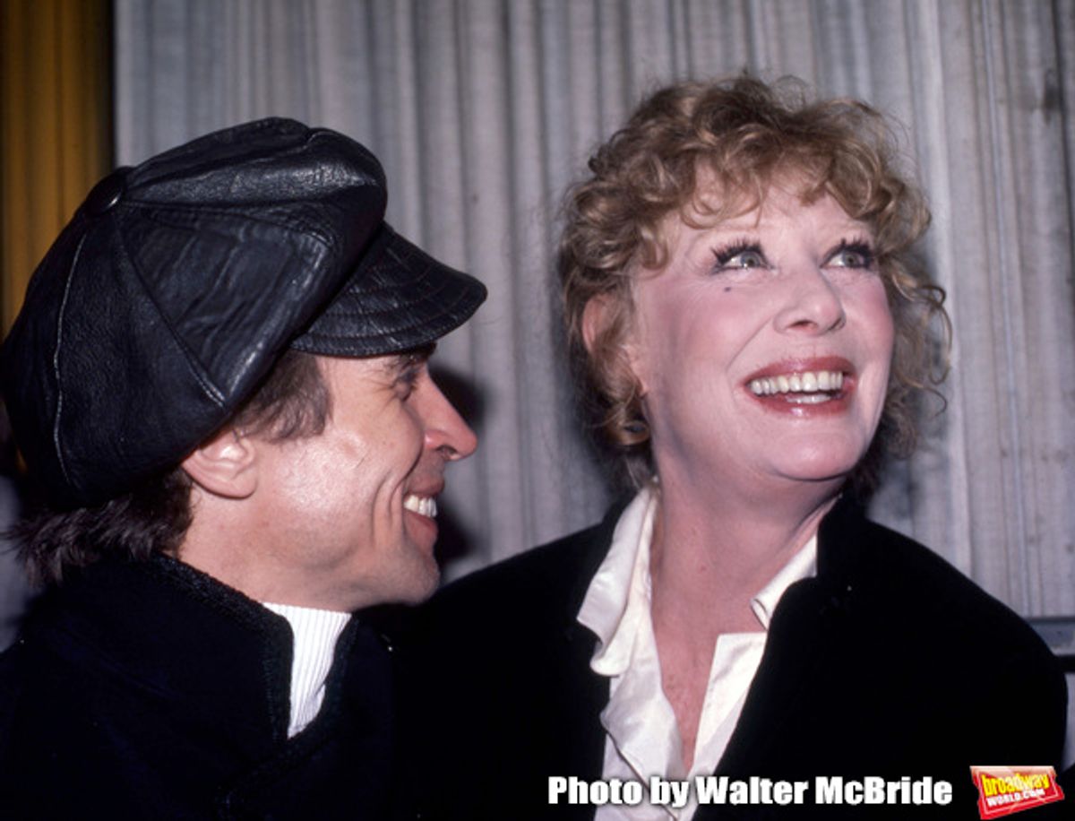 Gwen Verdon and Rudolf Nureyev attend an after party at Lincoln Center on April1, 1981 in New York City. at 