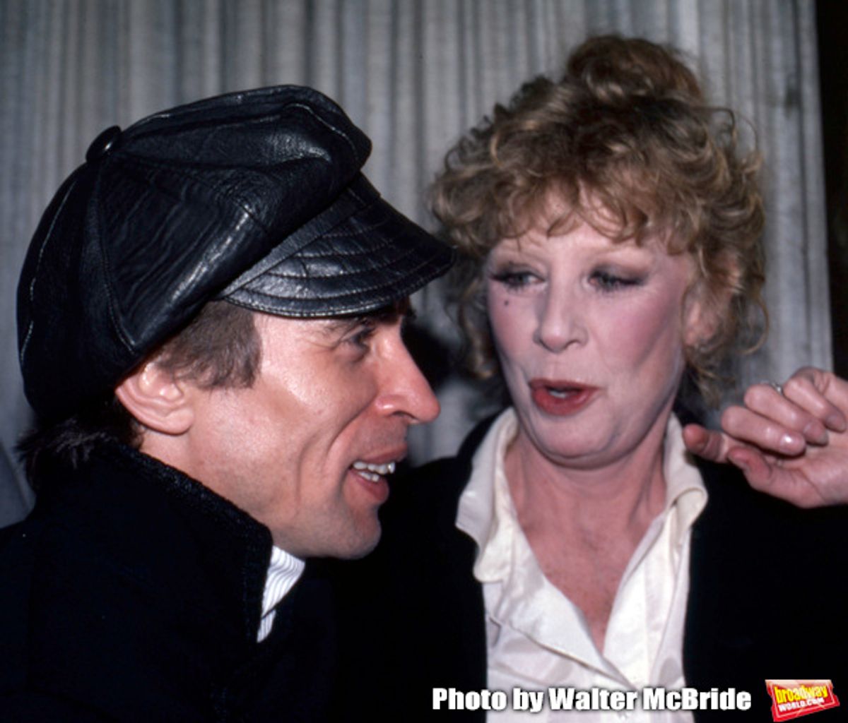 Gwen Verdon and Rudolf Nureyev attend an after party at Lincoln Center on April1, 1981 in New York City. at 