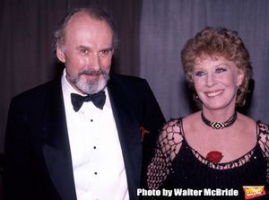 Richard Kiley and Gwen Verdon attend The 41st Annual Tony Awards at the Mark Hellinge Photo