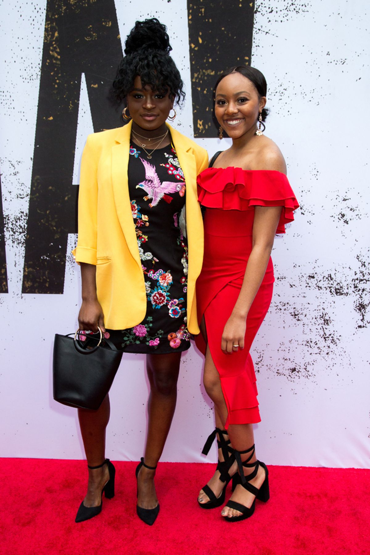 Celia Gooding and guest at 