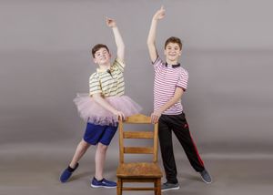 Burke Brickner (L) and Parker James Fullmore (R) play Michael and Billy Elliot, best friends who just want to express themselves. @ BroadwayWorld Burke Brickner (L) and Parker James Fullmore (R) play Michael and Billy Elliot, best Photo