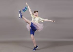 If you wanna be a dancer, dance! Burke Brickner as Michael bring high energy to Garden Theatre''s production of Billy Elliot the Musical. @ BroadwayWorld If you wanna be a dancer, dance! Burke Brickner as Michael bring high energy to Garde Photo