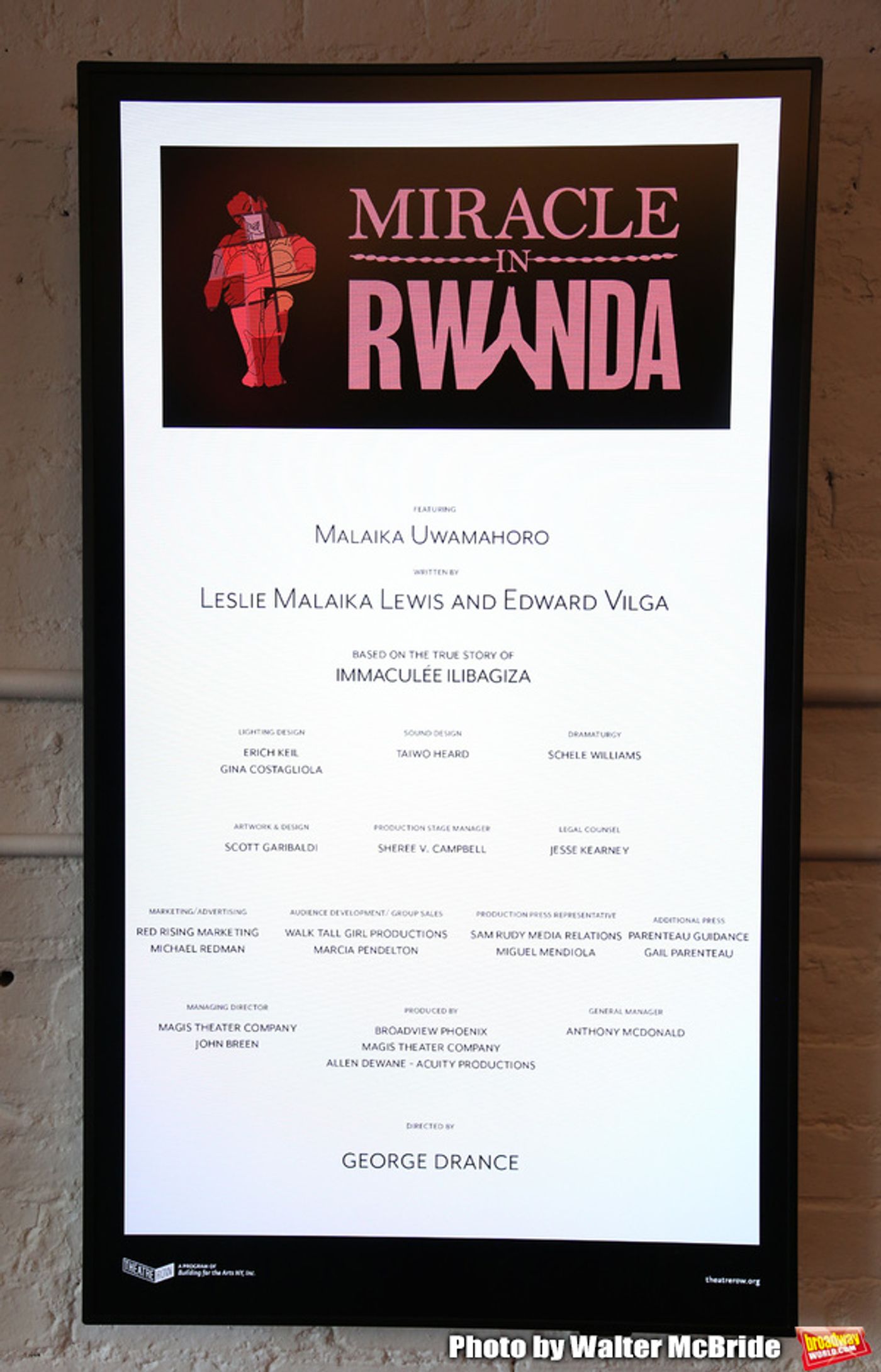 Photo Coverage: MIRACLE IN RWANDA Honors International Day of Reflection  Image