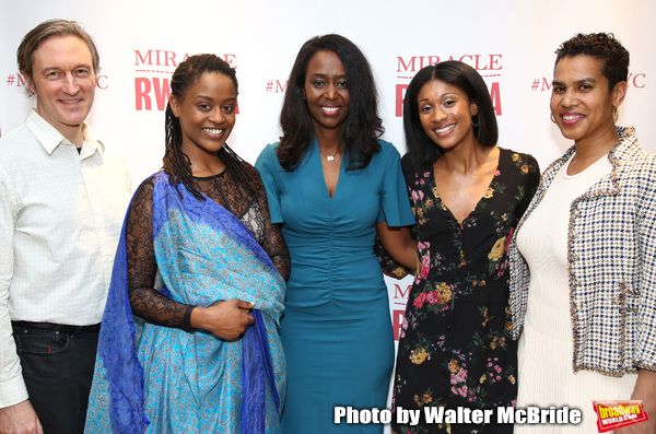 George Drance, Malaika Uwamahoro, Immaculee ILibagiza, Nisarah Lewis and Leslie Malai Photo
