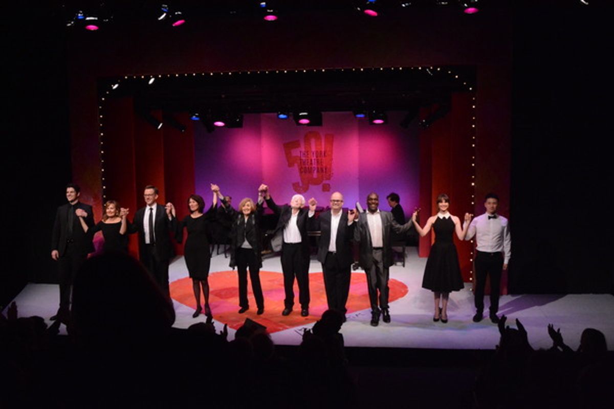 The Cast-Peter Saide, Janet Metz, Lewis Ceale, Lunne Wintersteller, Nancy Ford, Tom Jones, Brad Oscar, Gerry McIntyre, Samantha Bruce and Daniel J. Edwards at 