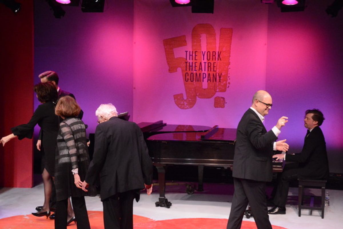 Nancy Ford, Tom Jones and Brad Oscar at 