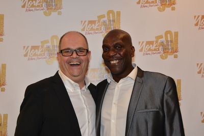 Brad Oscar and Gerry McIntyre Photo