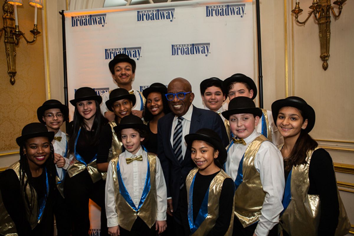 Al Roker and Students from IS 278 at 