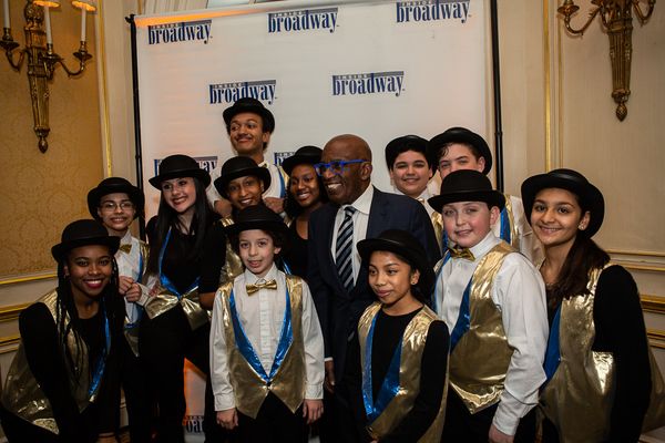 Al Roker and Students from IS 278 Photo