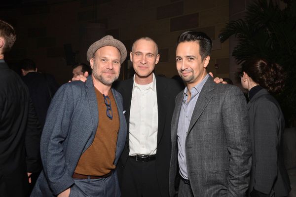  Norbert Leo Butz, Joel Fields and Lin-Manuel Miranda Photo