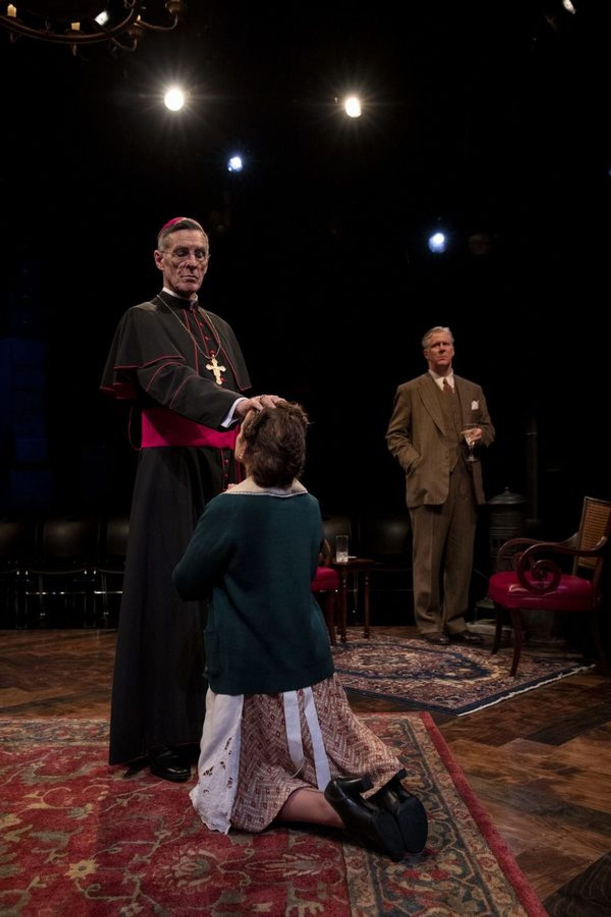 JOHN GLOVER and JENNIFER DUNDAS  at 