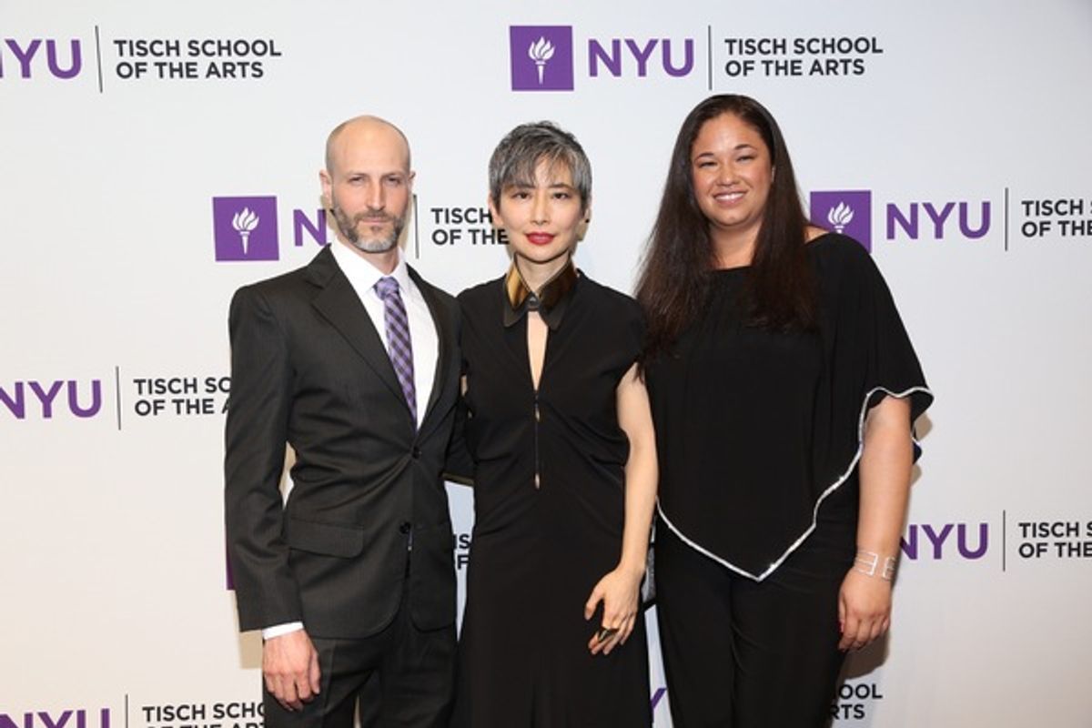 Jacob Ellenberg, Sharon Chang and Kamal Sinclair at 