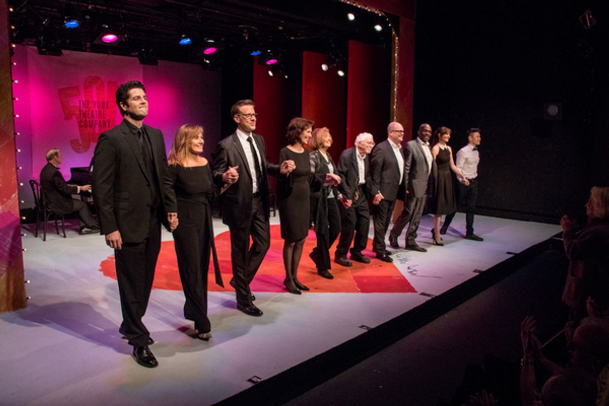 Peter Saide, Janet Metz, Lewis Cleale, Lynn Wintersteller, 
Nancy Ford, Tom Jones, Brad Oscar, Jerry McIntrye, Samantha Bruce, Daniel J. Edwards
 at 