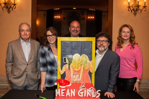 MEAN GIRLS Creative Team, including Tina Fey, Casey Nicholaw, Jeff Richmond, and Nell Photo