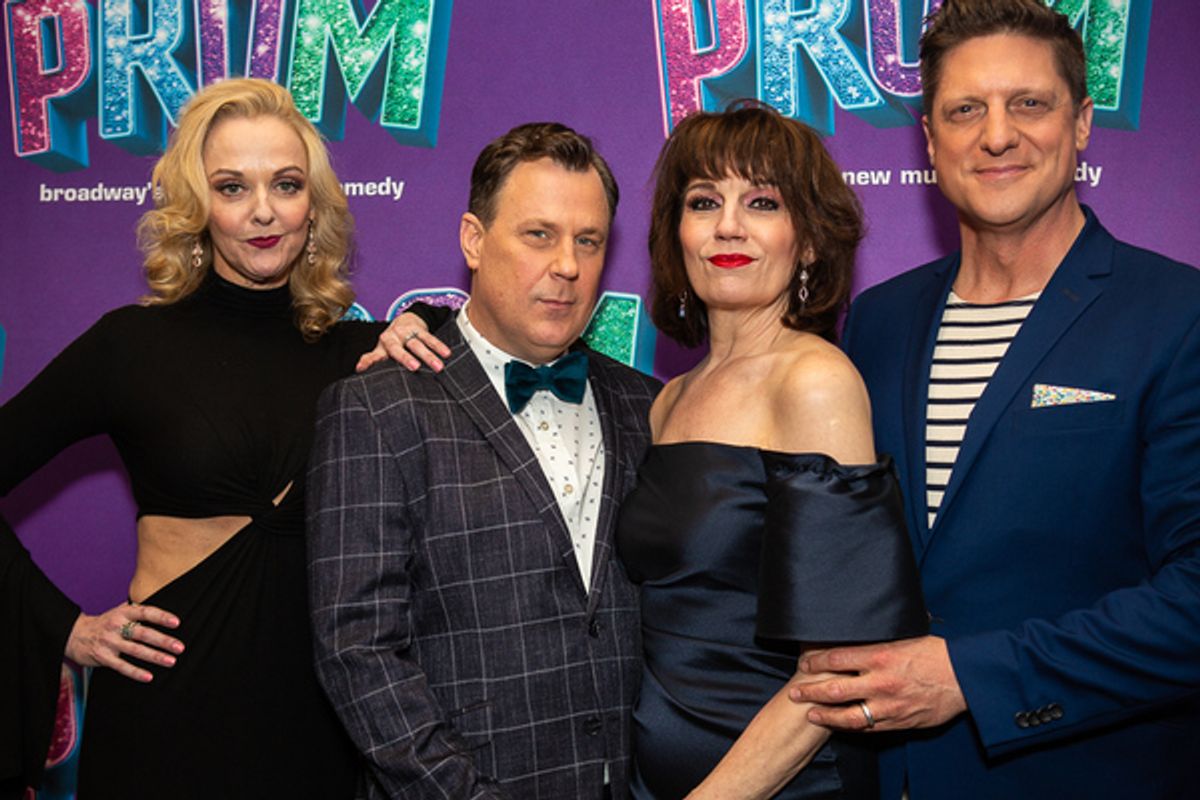 Angie Scworer, Josh Lamon, Brooks Ashmanskas, Beth Leavel, and Christopher Sieber at 