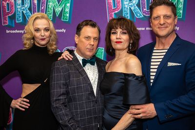 Angie Scworer, Josh Lamon, Brooks Ashmanskas, Beth Leavel, and Christopher Sieber Photo