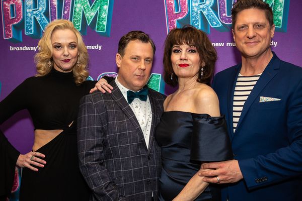 Angie Scworer, Josh Lamon, Brooks Ashmanskas, Beth Leavel, and Christopher Sieber Photo