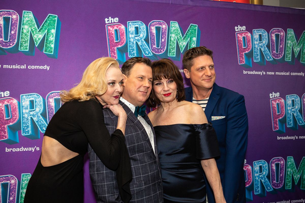 Angie Scworer, Brooks Ashmanskas, Beth Leavel, and Christopher Sieber at 