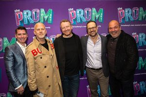 Chad Beguelin, Ryan Murphy, Bob Martin, Matthew Sklar, and Casey Nicholaw Photo