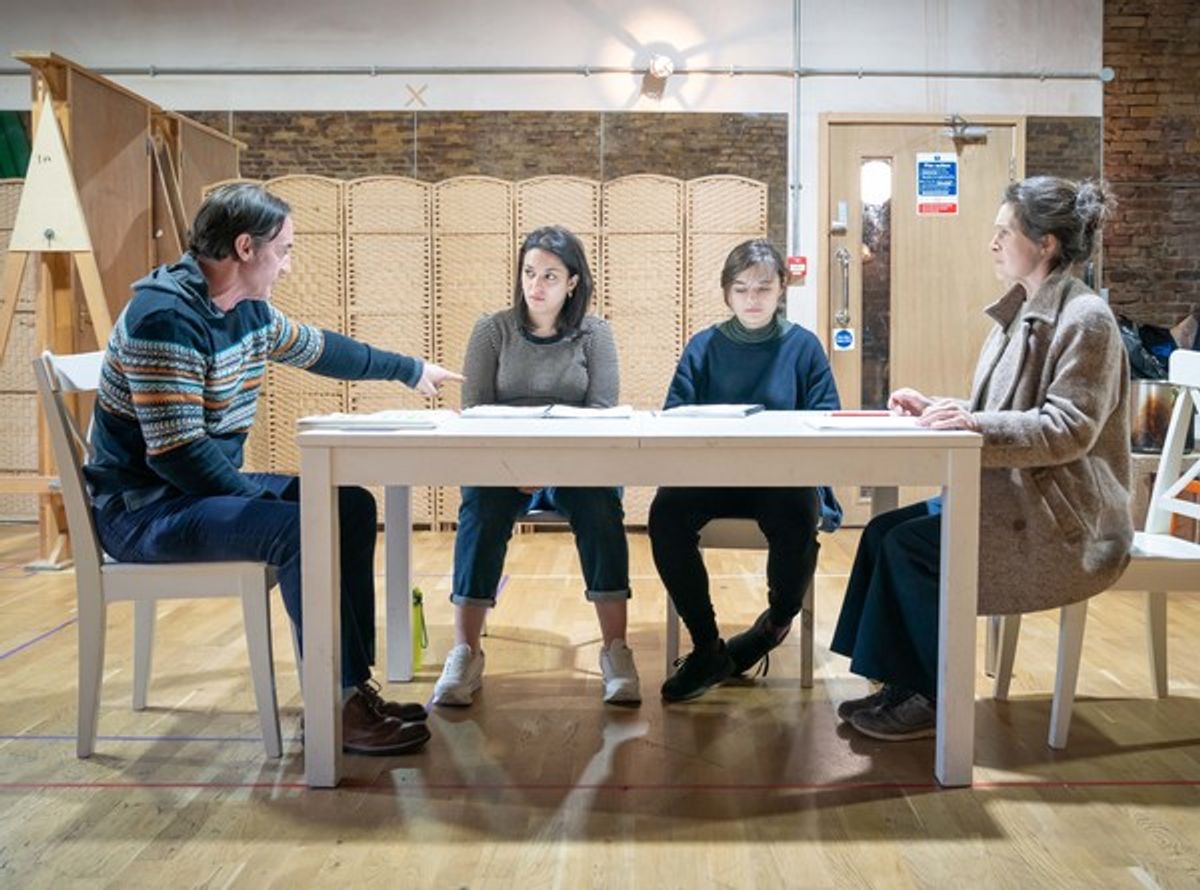 Robert Cavanah, Mona Goodwin, Hannah Bristow, and Madeleine WOrrall at 