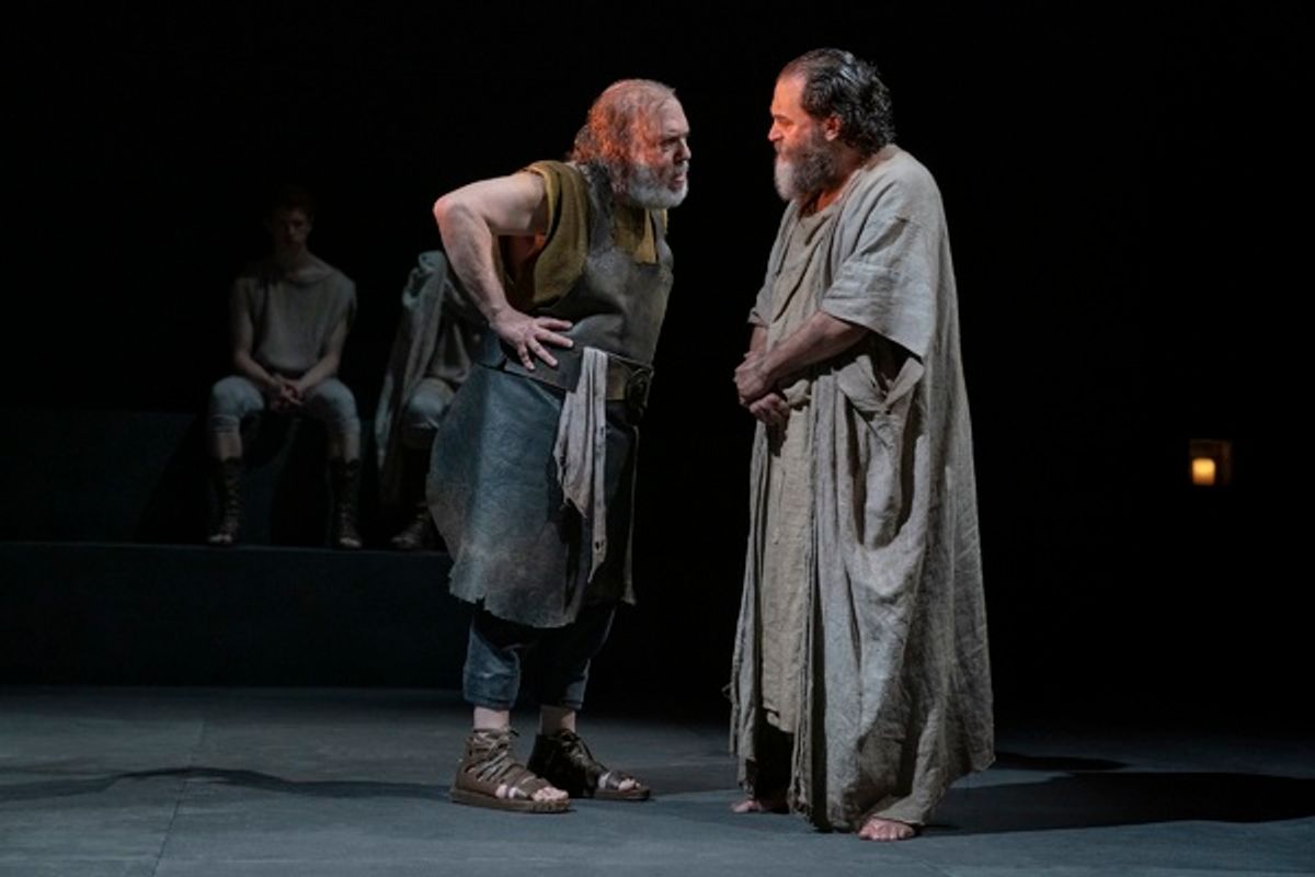 Lee Wilkof and Michael Stuhlbarg at 