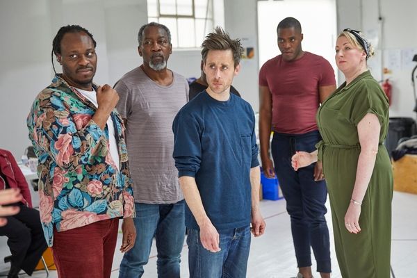 Femi Temowo, Joseph Mydell, Ian Bonar, Martin Simhangbe, and Maggie Service Photo