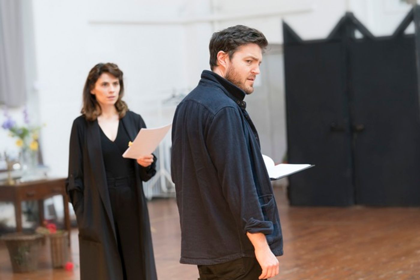 Photo Flash: In Rehearsal with Hayley Atwell and the Cast of ROSMERSHOLM  Image