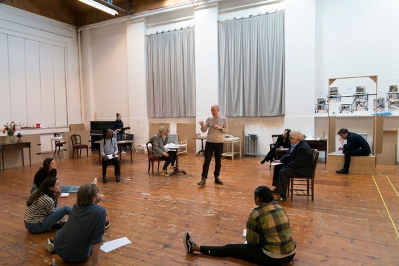 Photo Flash: In Rehearsal with Hayley Atwell and the Cast of ROSMERSHOLM  Image