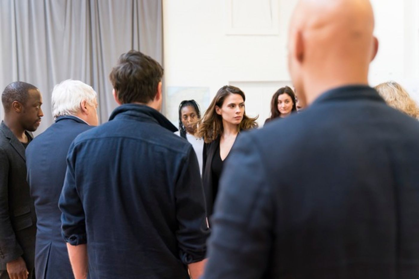 Photo Flash: In Rehearsal with Hayley Atwell and the Cast of ROSMERSHOLM  Image