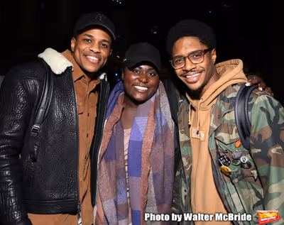Jeremy Pope, Danielle Brooks and Ephraim Sykes Photo