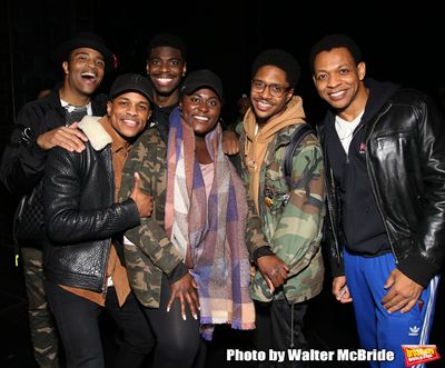 James Harkness, Jeremy Pope, Jawan M. Jackson, Danielle Brooks, Ephraim Sykes and Der Photo