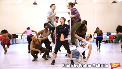 Nick Martinez, Wesley Taylor and Kaleb Wells with cast  Photo