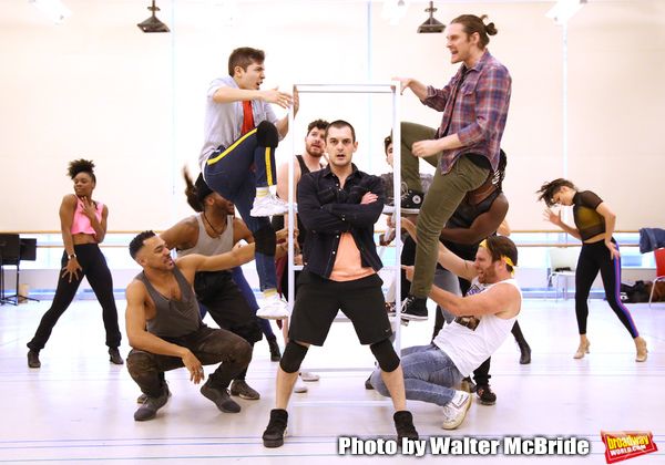 Nick Martinez, Wesley Taylor and Kaleb Wells with cast  Photo