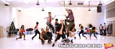 Nick Martinez, Wesley Taylor and Kaleb Wells with cast  Photo